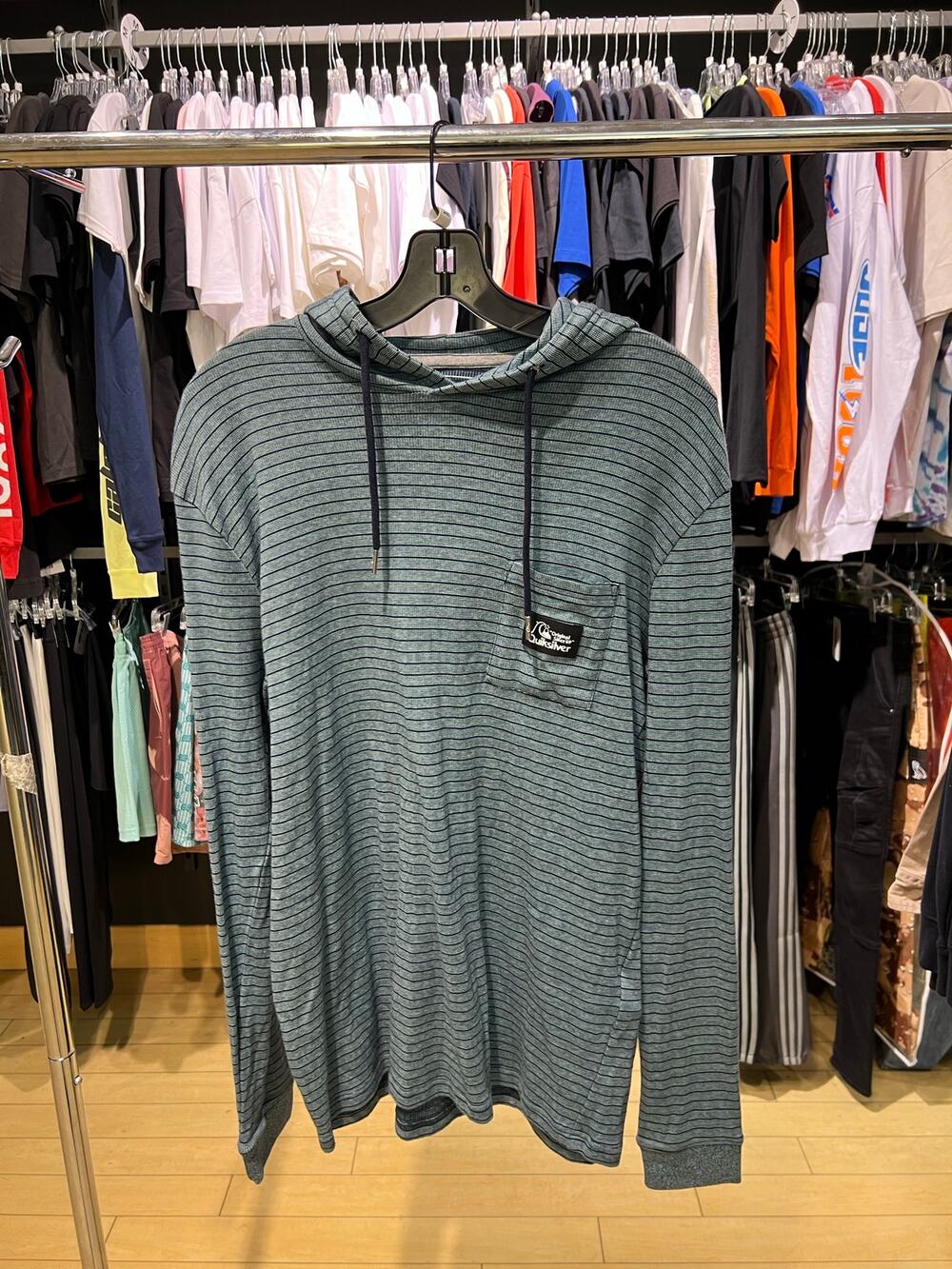 Quiksilver Hooded Longsleeve Sz M
